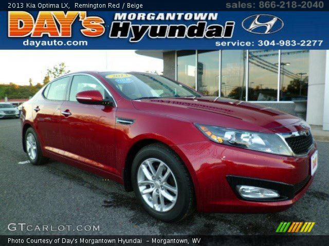 2013 Kia Optima LX in Remington Red