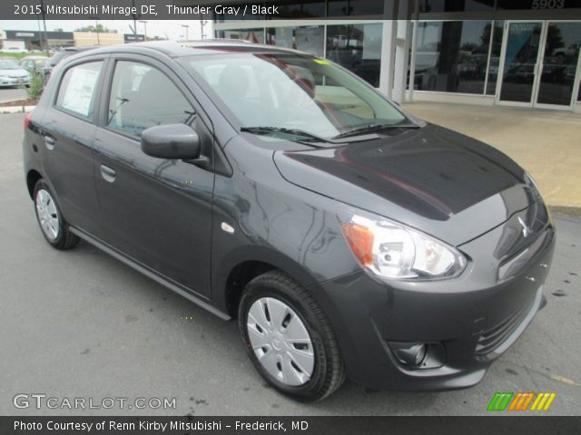 2015 Mitsubishi Mirage DE in Thunder Gray