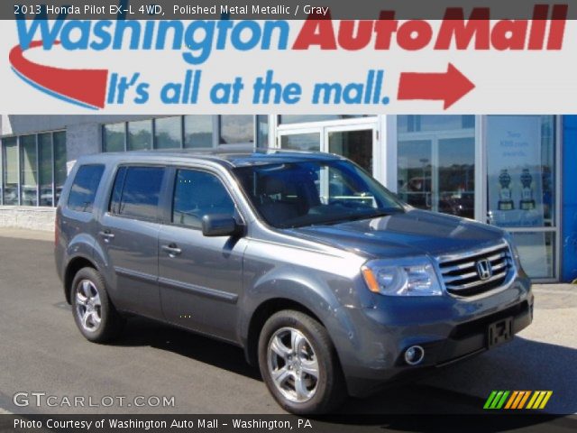 2013 Honda Pilot EX-L 4WD in Polished Metal Metallic