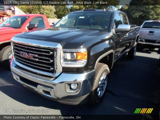 2015 GMC Sierra 2500HD SLT Double Cab 4x4 in Onyx Black