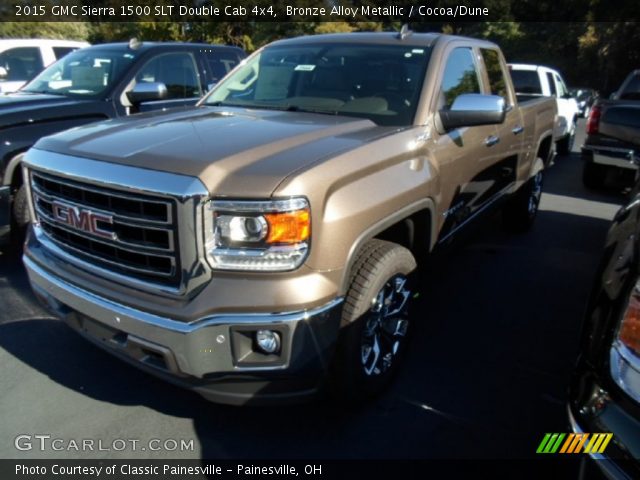2015 GMC Sierra 1500 SLT Double Cab 4x4 in Bronze Alloy Metallic