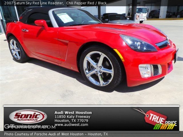 2007 Saturn Sky Red Line Roadster in Chili Pepper Red