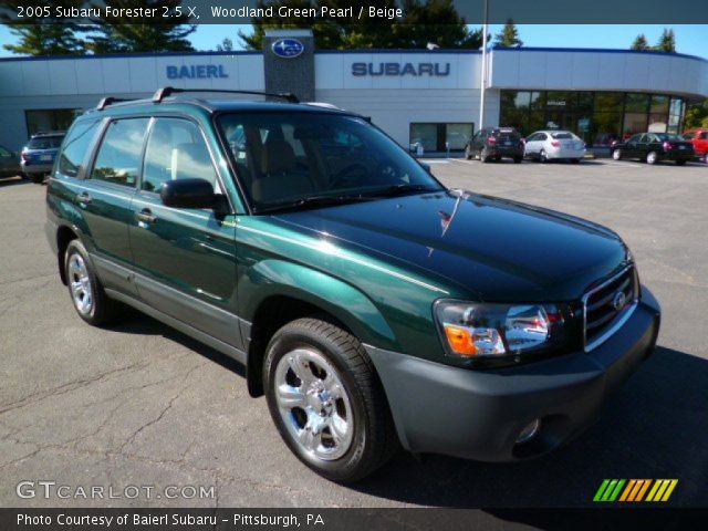 2005 Subaru Forester 2.5 X in Woodland Green Pearl