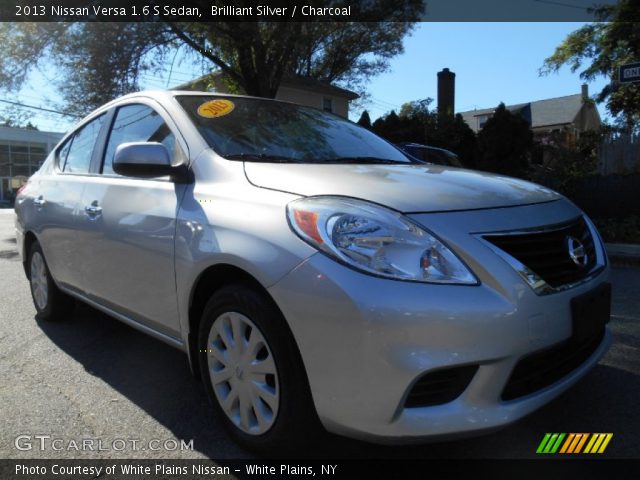 2013 Nissan Versa 1.6 S Sedan in Brilliant Silver