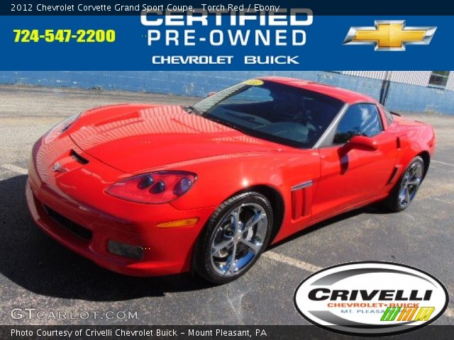 2012 Chevrolet Corvette Grand Sport Coupe in Torch Red