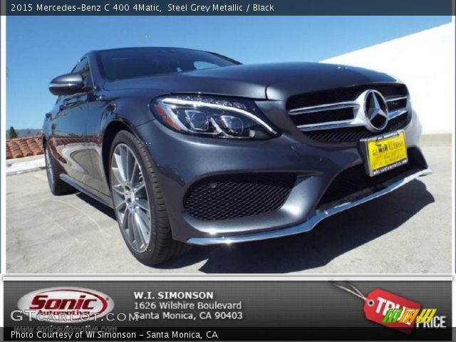 2015 Mercedes-Benz C 400 4Matic in Steel Grey Metallic