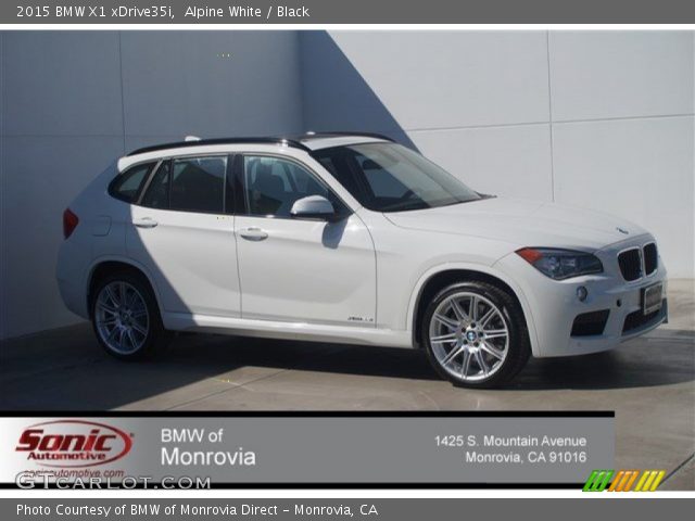 2015 BMW X1 xDrive35i in Alpine White