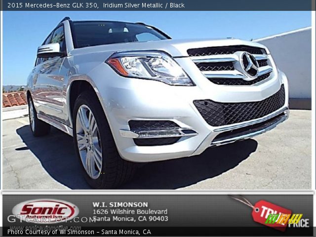 2015 Mercedes-Benz GLK 350 in Iridium Silver Metallic