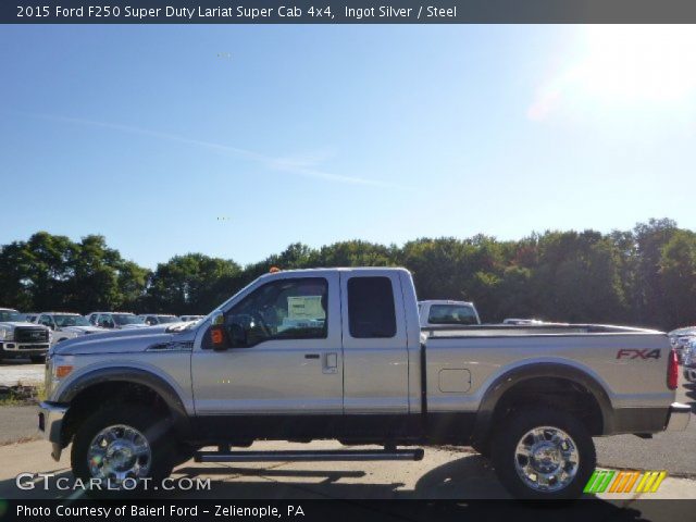 2015 Ford F250 Super Duty Lariat Super Cab 4x4 in Ingot Silver