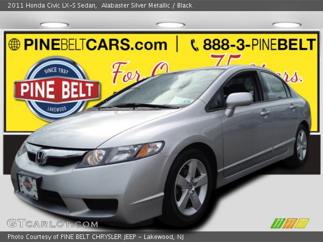 2011 Honda Civic LX-S Sedan in Alabaster Silver Metallic