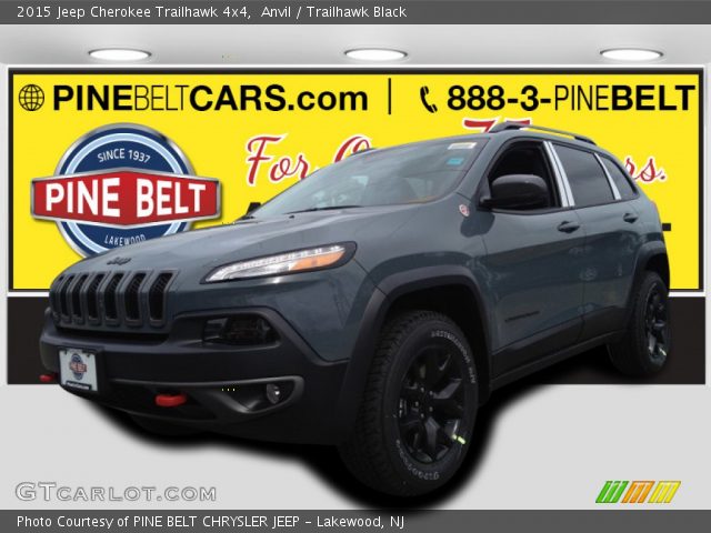 2015 Jeep Cherokee Trailhawk 4x4 in Anvil