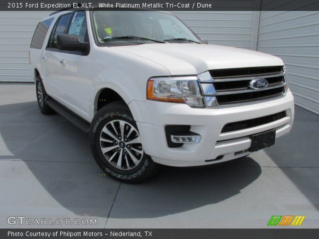 2015 Ford Expedition EL XLT in White Platinum Metallic Tri-Coat