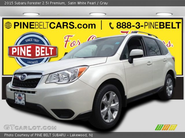 2015 Subaru Forester 2.5i Premium in Satin White Pearl