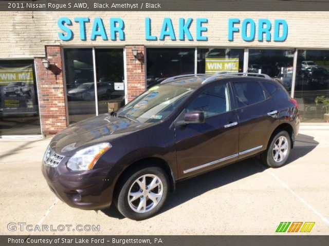 2011 Nissan Rogue S AWD in Black Amethyst