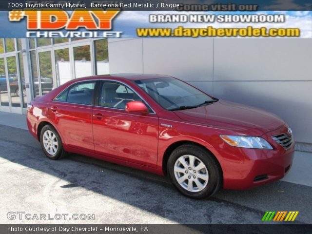 2009 Toyota Camry Hybrid in Barcelona Red Metallic