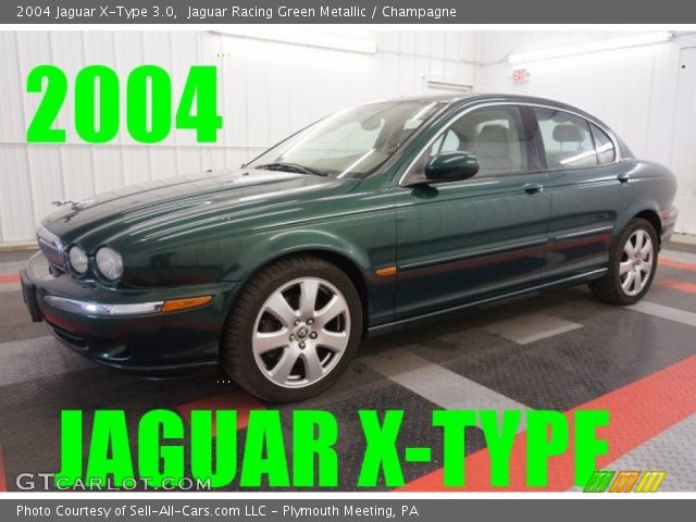 2004 Jaguar X-Type 3.0 in Jaguar Racing Green Metallic