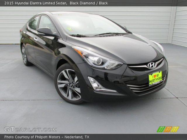 2015 Hyundai Elantra Limited Sedan in Black Diamond