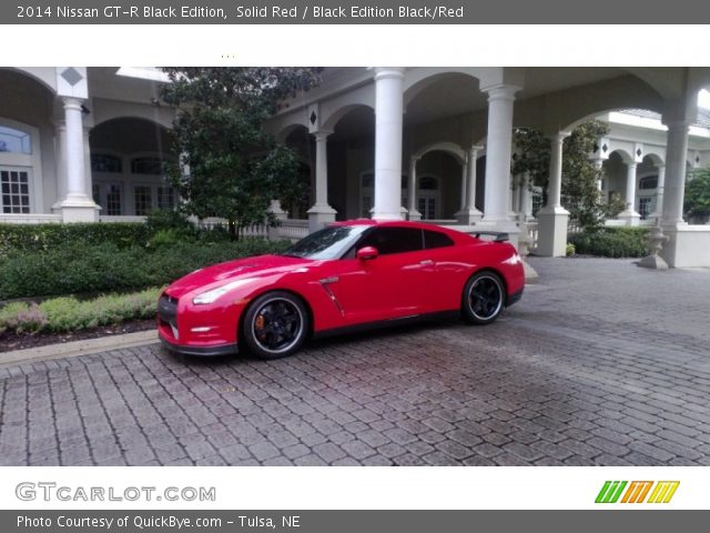 2014 Nissan GT-R Black Edition in Solid Red