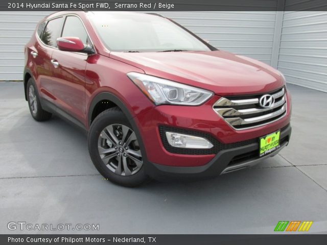 2014 Hyundai Santa Fe Sport FWD in Serrano Red