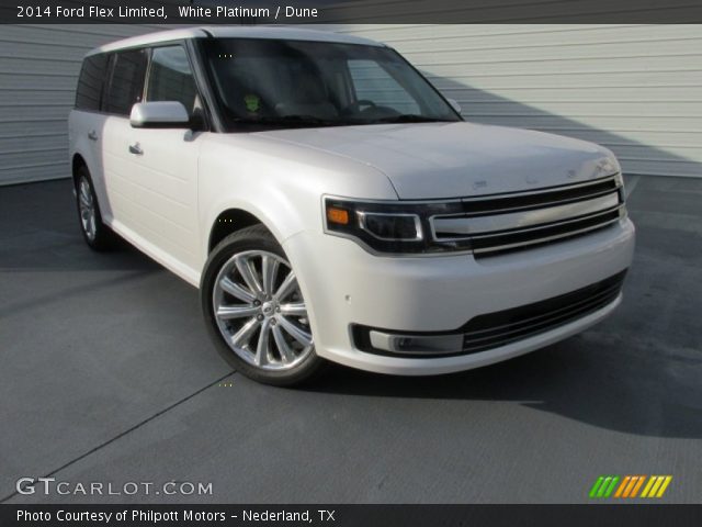 2014 Ford Flex Limited in White Platinum