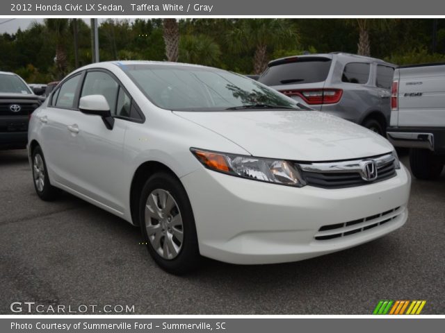 2012 Honda Civic LX Sedan in Taffeta White