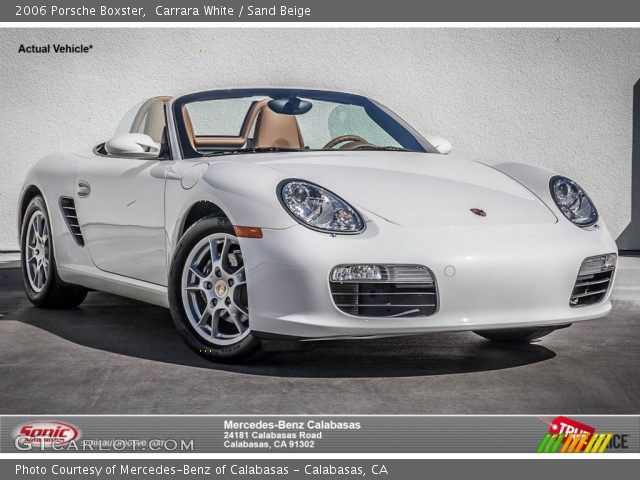 2006 Porsche Boxster  in Carrara White