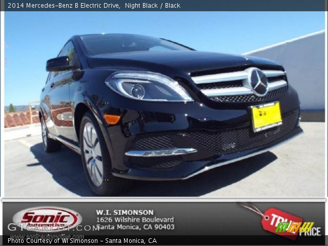 2014 Mercedes-Benz B Electric Drive in Night Black