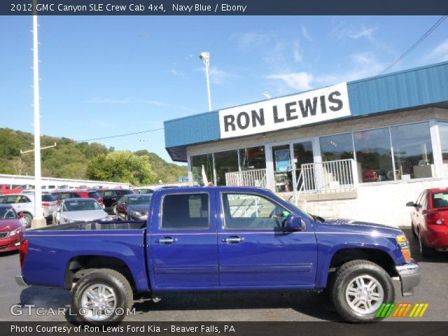 2012 GMC Canyon SLE Crew Cab 4x4 in Navy Blue