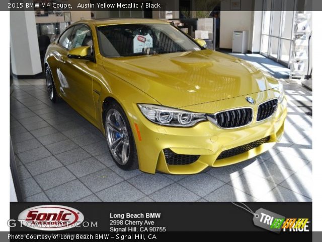 2015 BMW M4 Coupe in Austin Yellow Metallic