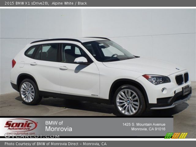 2015 BMW X1 sDrive28i in Alpine White