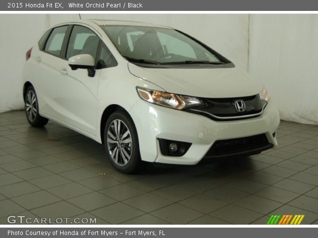 2015 Honda Fit EX in White Orchid Pearl
