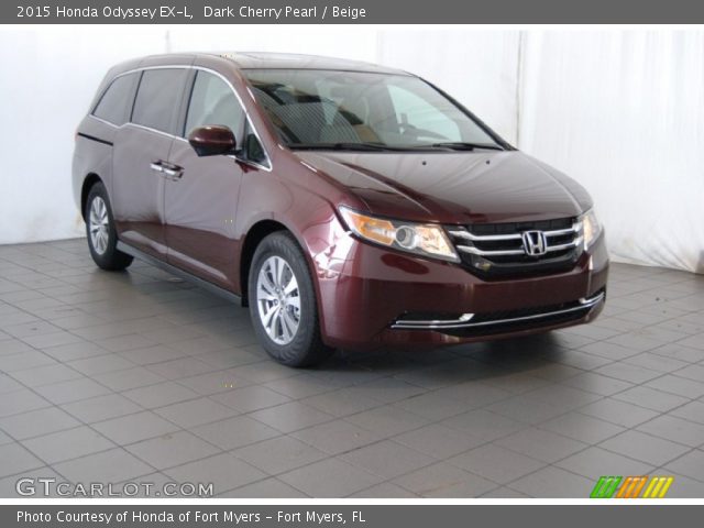 2015 Honda Odyssey EX-L in Dark Cherry Pearl