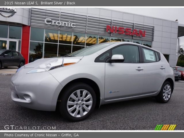 2015 Nissan LEAF S in Brilliant Silver