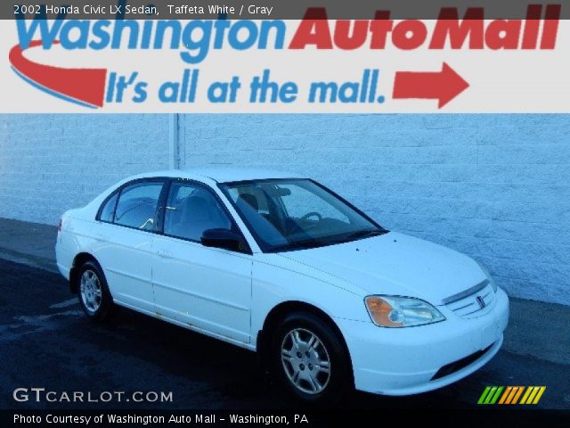 2002 Honda Civic LX Sedan in Taffeta White