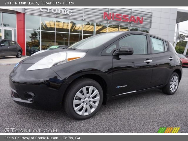 2015 Nissan LEAF S in Super Black