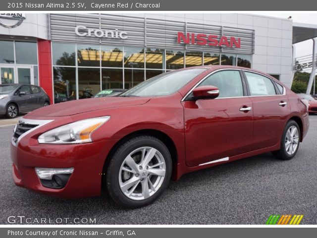 2015 Nissan Altima 2.5 SV in Cayenne Red