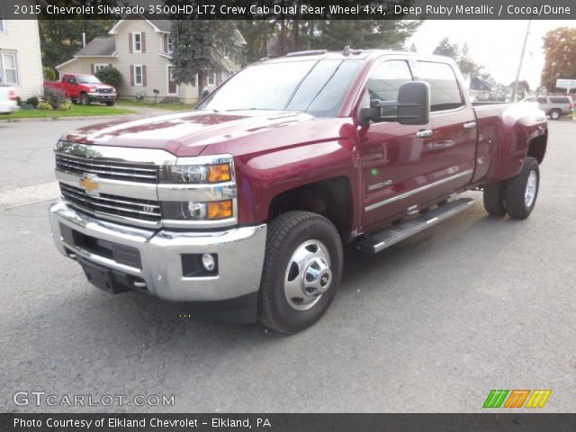 2015 Chevrolet Silverado 3500HD LTZ Crew Cab Dual Rear Wheel 4x4 in Deep Ruby Metallic