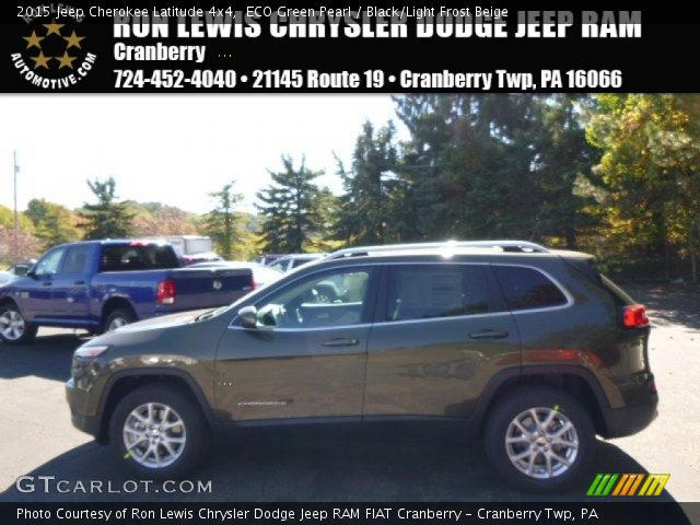 2015 Jeep Cherokee Latitude 4x4 in ECO Green Pearl