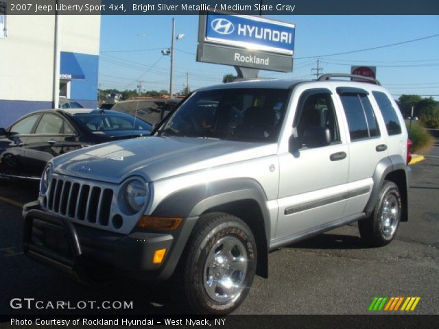 2007 Jeep Liberty Sport 4x4 in Bright Silver Metallic