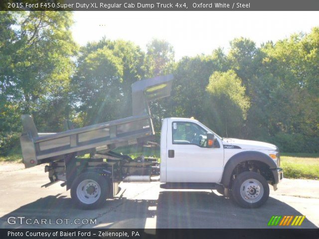 2015 Ford F450 Super Duty XL Regular Cab Dump Truck 4x4 in Oxford White