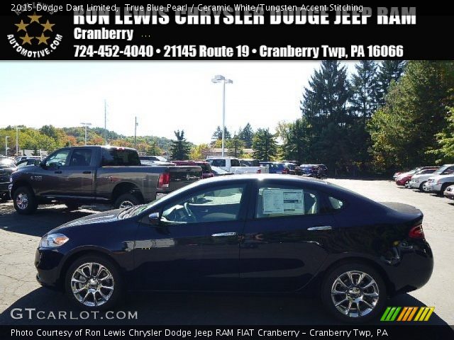 2015 Dodge Dart Limited in True Blue Pearl