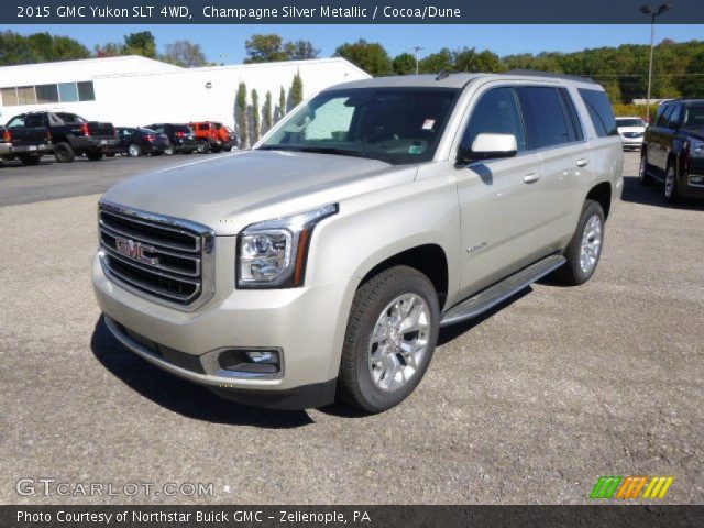 2015 GMC Yukon SLT 4WD in Champagne Silver Metallic