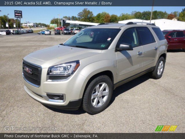 2015 GMC Acadia SLE AWD in Champagne Silver Metallic