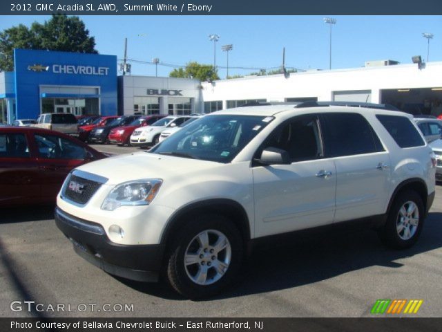 2012 GMC Acadia SL AWD in Summit White