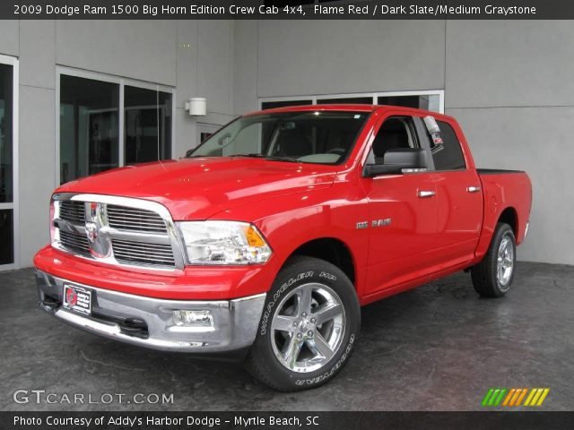 2009 Dodge Ram 1500 Big Horn Edition Crew Cab 4x4 in Flame Red