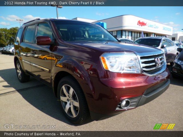 2012 Honda Pilot Touring 4WD in Dark Cherry Pearl II