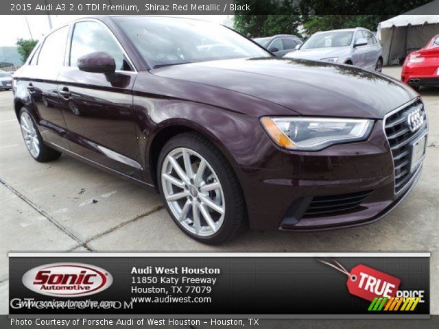 2015 Audi A3 2.0 TDI Premium in Shiraz Red Metallic