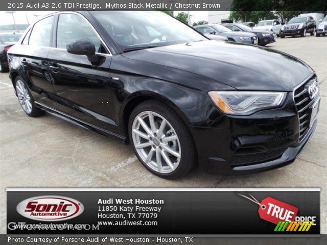 2015 Audi A3 2.0 TDI Prestige in Mythos Black Metallic