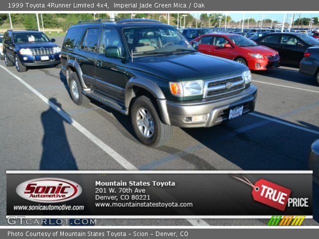 1999 Toyota 4Runner Limited 4x4 in Imperial Jade Green Mica
