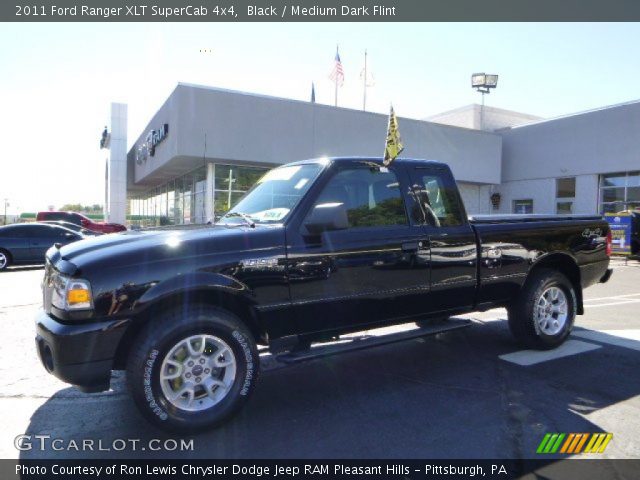 2011 Ford Ranger XLT SuperCab 4x4 in Black
